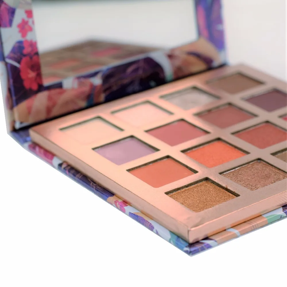 Oem Make Up Eyeshadow Palette High Pigment Eyeshadow Custom Palette 195