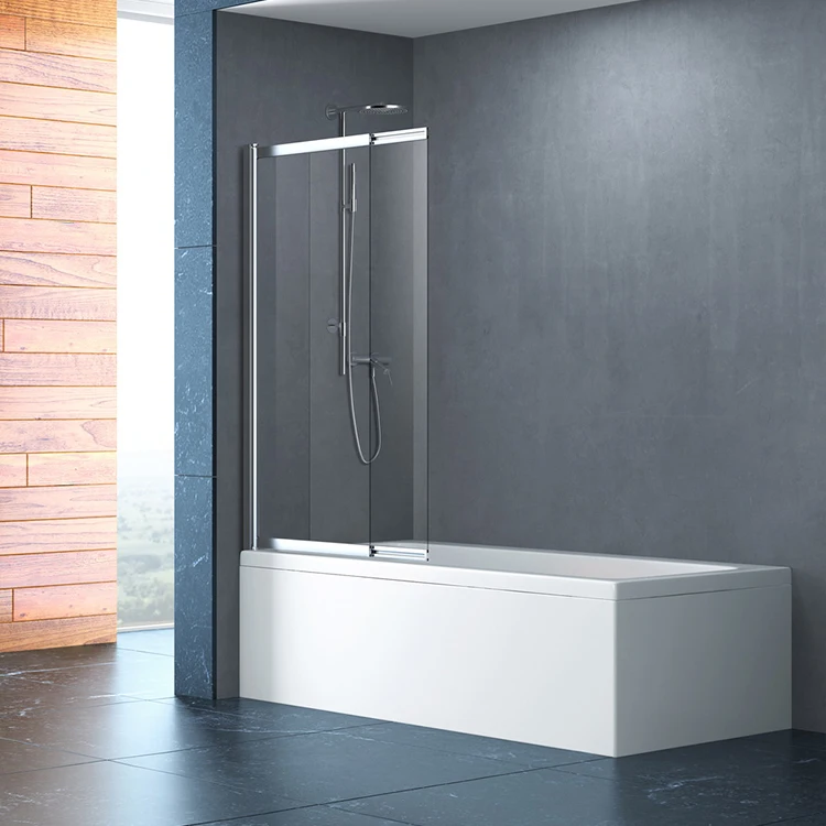 Acrylic Glass Bathroom Sliding Door Rollaway Shower Screen Buy