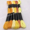 8m high-quality egyptian cotton embroidery thread /DIY embroidery floss customized cross stitch thread