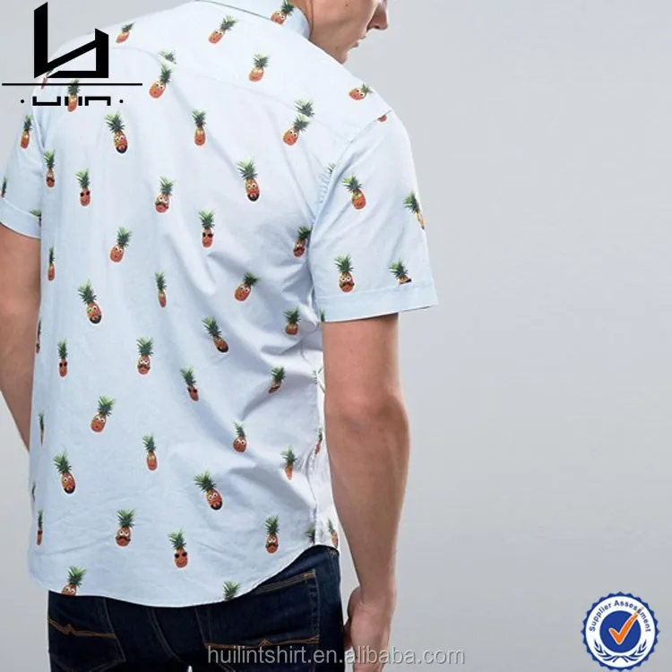 camisa de piñas hombre