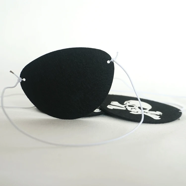 Wholesale One Eye Mask Funny Party Custom Pirate Felt Eye Mask With