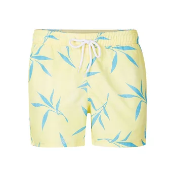mens yellow swim shorts