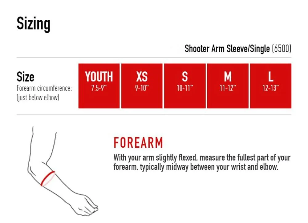 Compression Arm Sleeve Elbow Pad basketball shooting sleeve