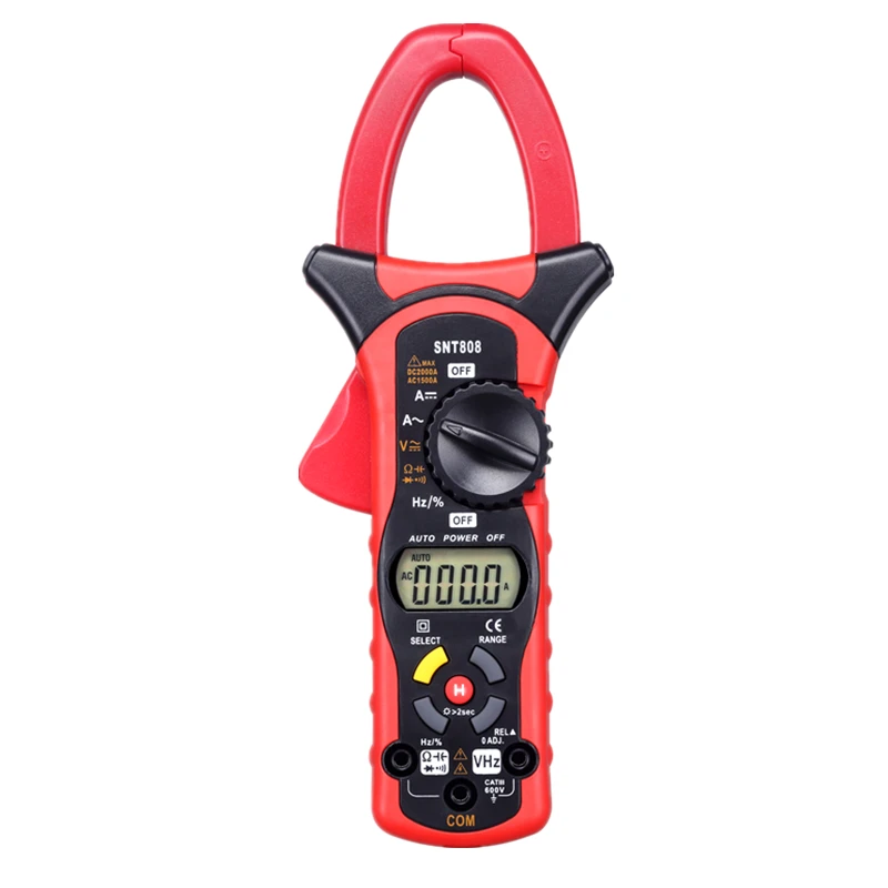 Ac Dc Digital Current Voltage Clamp Meter Snt808 Auto Range With ...