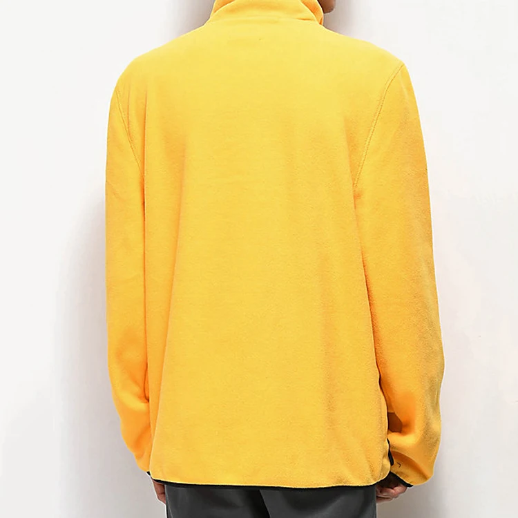 yellow tech fleece jacket