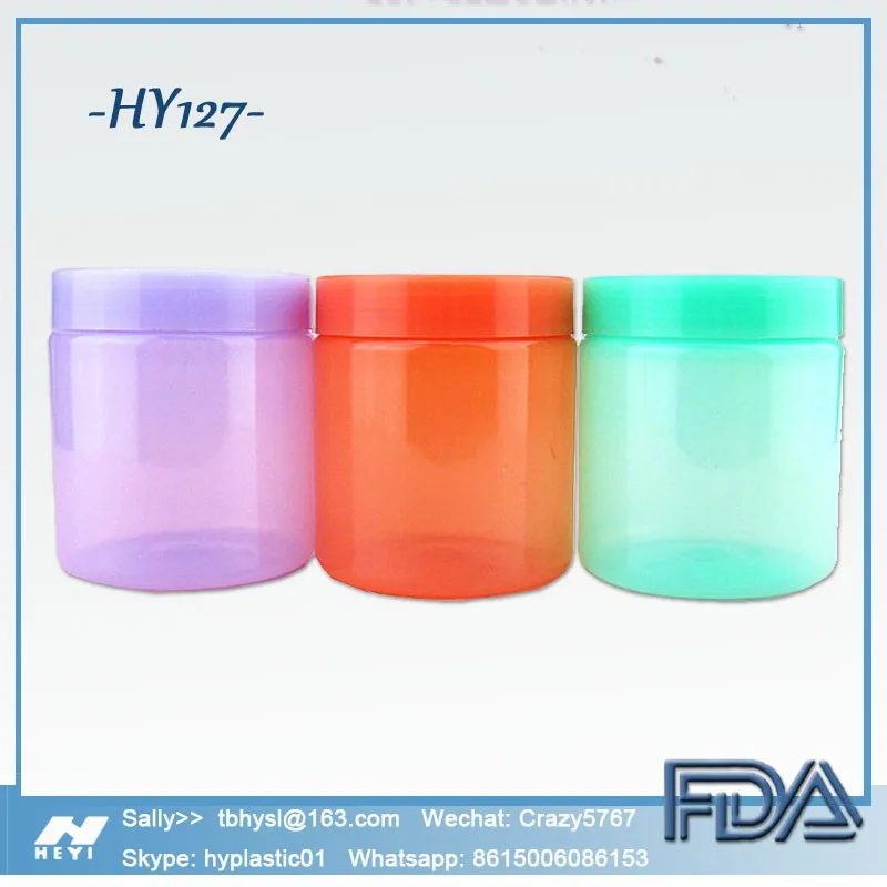 8 Oz 250ml Bpa Free Pet Plastic Large Body Butter Cosmetic Jars