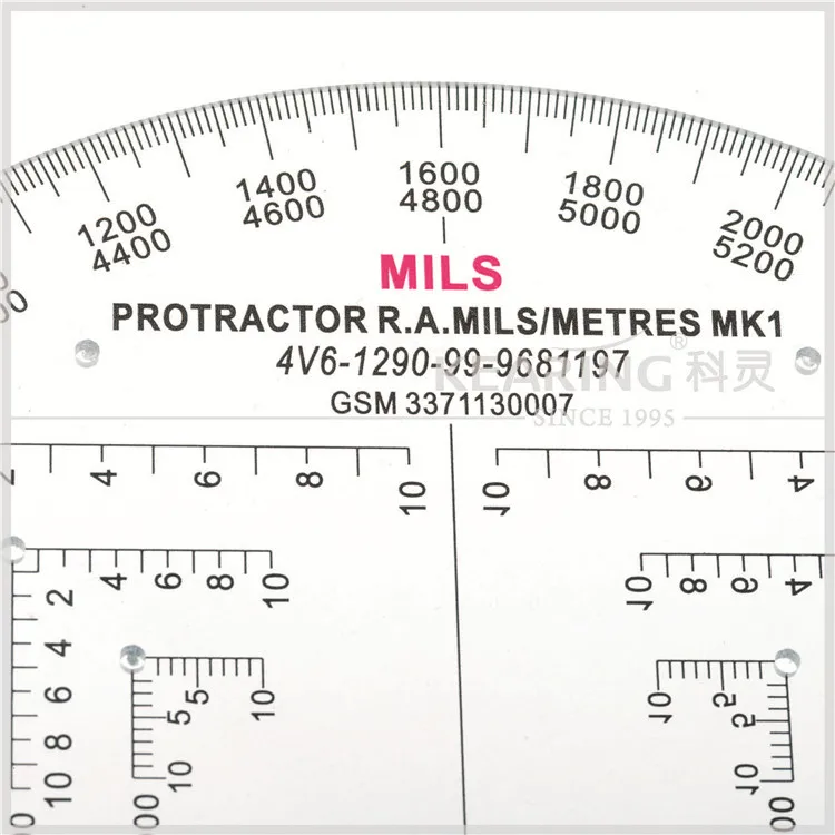 military triangle protractor