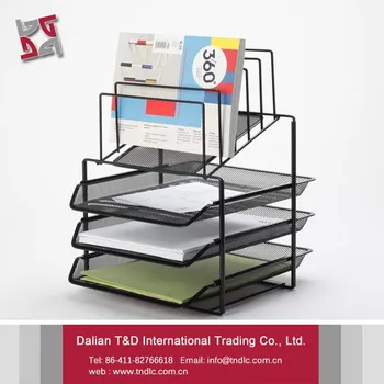 Office Supplies Desk Organizer 3 Trays Metal Mesh File Office Supplies Desk Organizer 3 Trays Metal Mesh File Doent Holders