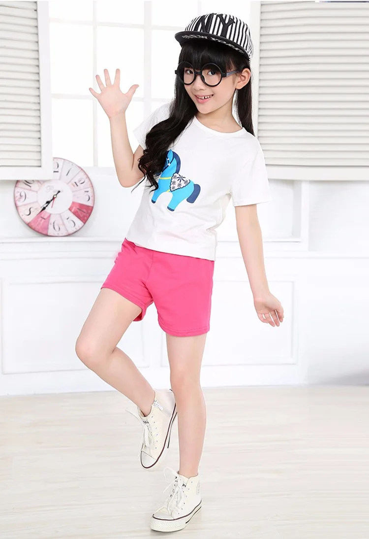 Custom Candy Color Girls Shorts Hot Summer Boys Beach Pants Shorts Kids Trousers Children Pants