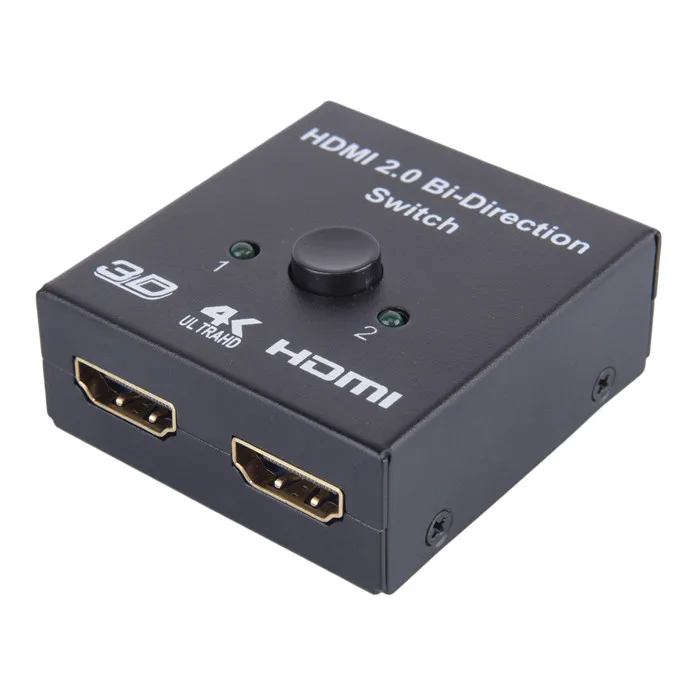 4k Hdmi Switch 2 Ports Bidirectional 1x2 / 2x1 Hdmi Kvm Switcher