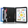Zippered Padfolio Portfolio Binder, Interview Resume Document Organizer Internal Holders For Tablet Phone