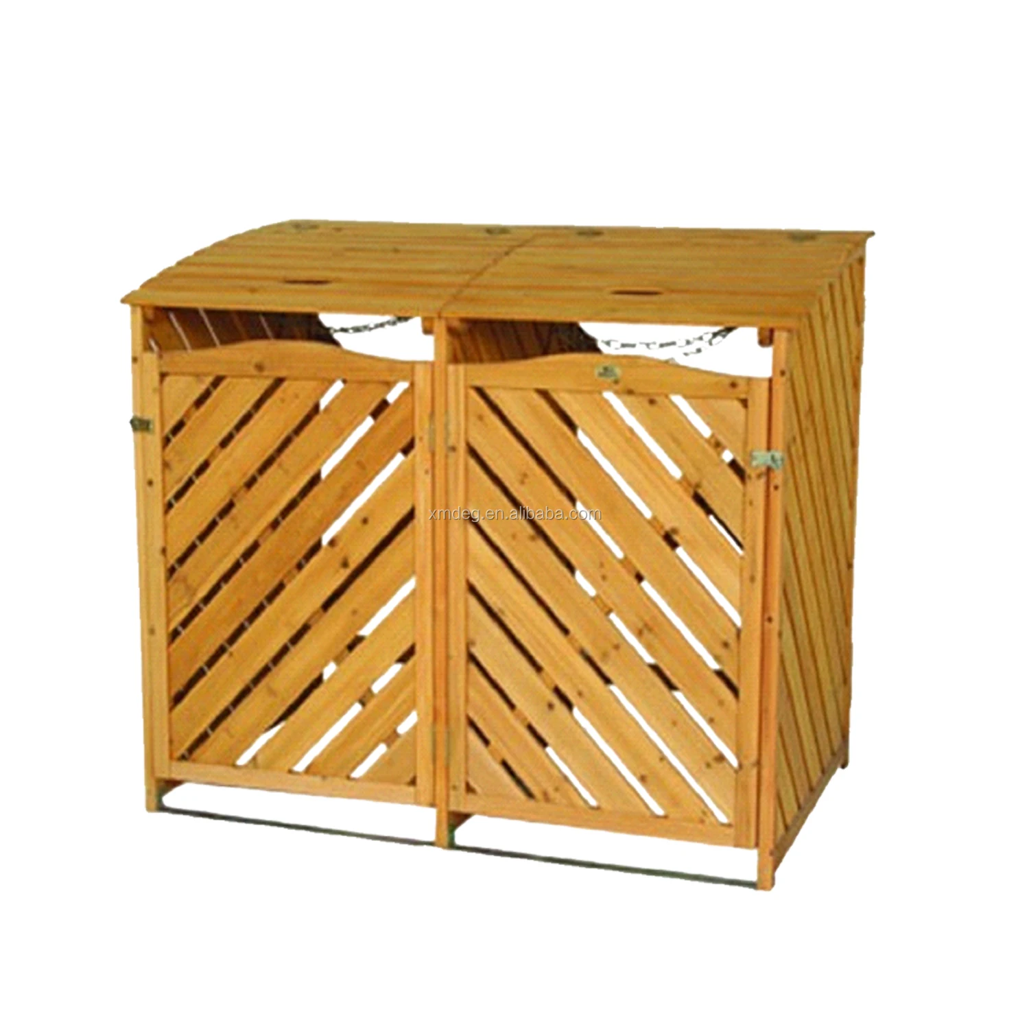Large Cedar Storage Bin And Wooden Garbage Bin For Outdoor Buy Wooden