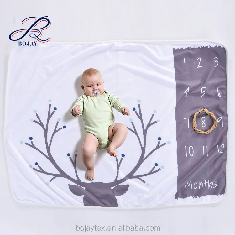 custom milestone blanket