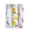 Customized design 120*120cm cotton baby muslin swaddle blanket