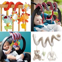 Bonito espiral atividade Stroller assento de carro berço torno pendurado Babyplay viagem brinquedos bebê recém-nascido chocalhos brinquedos infantis 2015 nova chegada