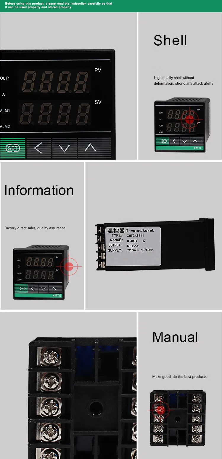 Manufactuere Price Xmtg 3000 48*48 Intelligent Digital Temperature ...