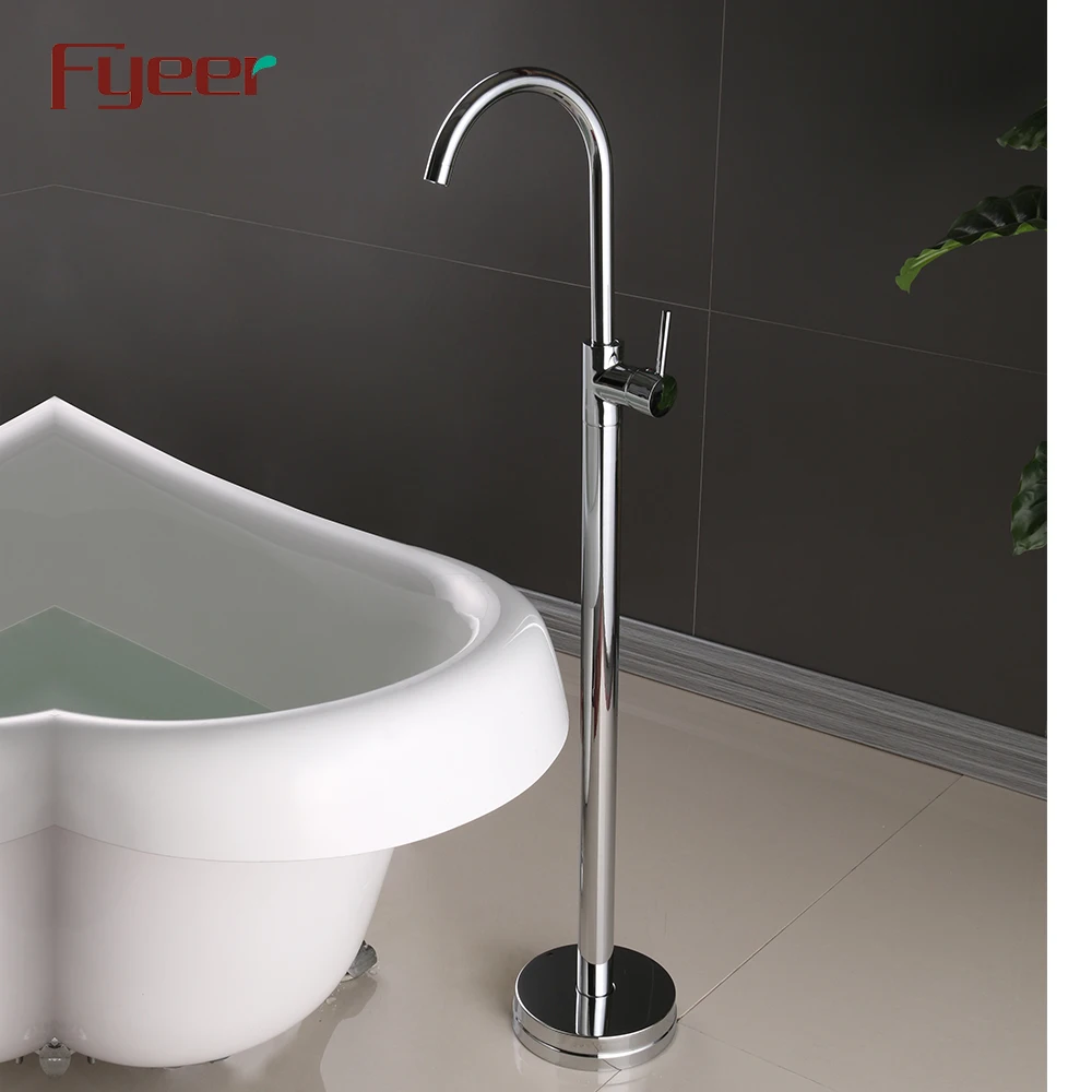 Fyeer 独立式落地式浴缸填充水龙头 Buy 浴缸水龙头 独立式水龙头 浴缸填充水龙头product On Alibaba Com