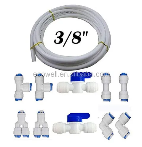 5pcs 1/4" tube OD Hose Type Y Qucik Connection RO Water Connector TBE