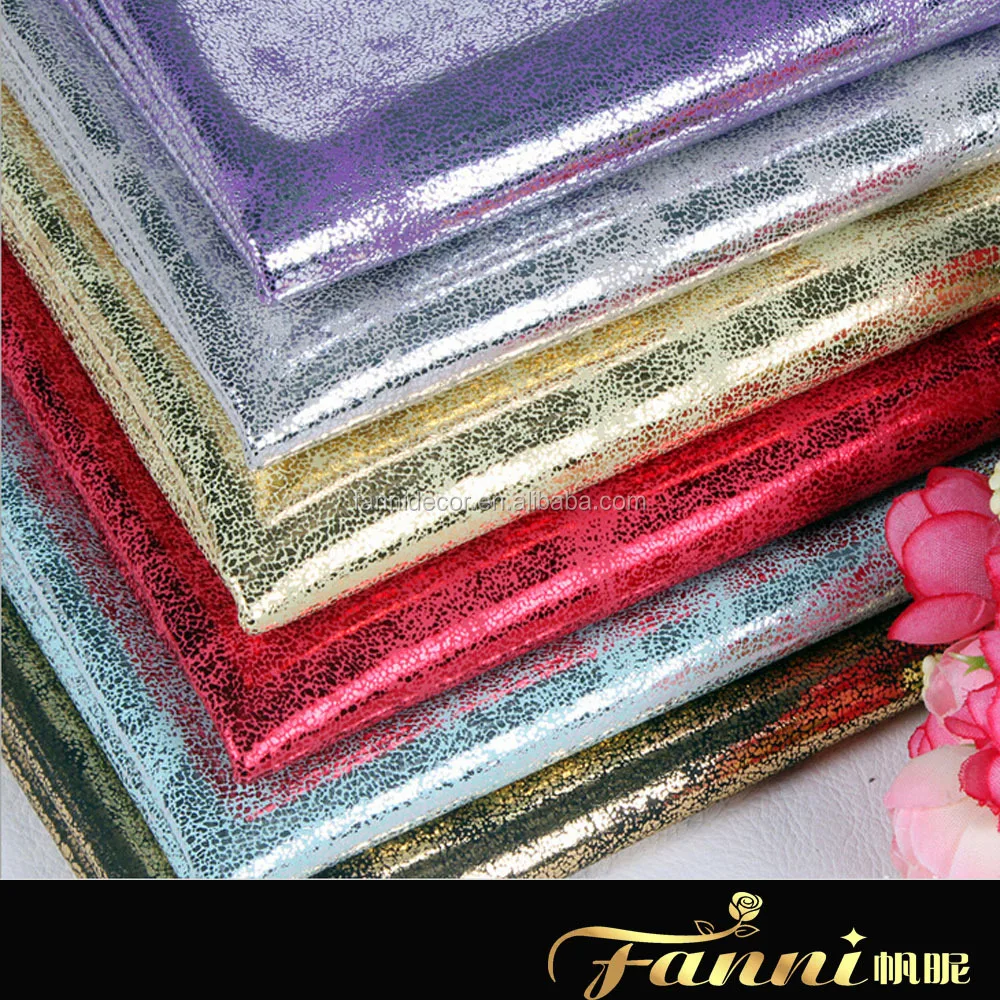 Glitter Shoe Leather Fabric Fashion Wholesale Shiny Glitter Leather For