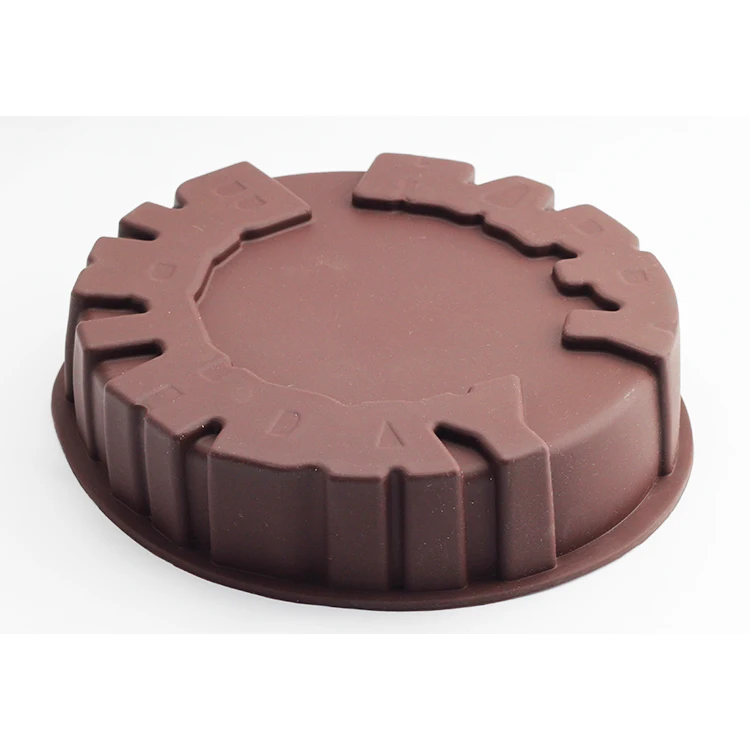 BPA Free Food Grade Round Bake Mould Silicone Mold for Birthday Cake