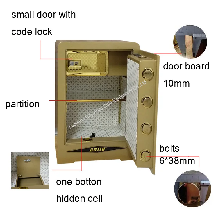 High Quality All Steel Electronic Crown Electronic Digital Lock Home