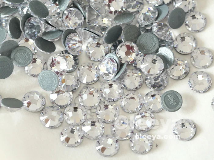 Factory Selling Crystal Glass Jet Hematite Precious HotFix Rhinestones Iron on Rhinestone for Garment Dress