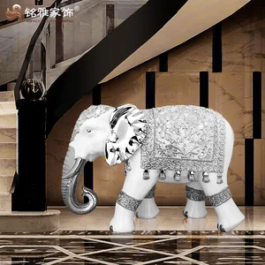 Elephant Statue Supplieranufacturers At Hot Home Decoration Indian Antique Resin Large Elephant Statues