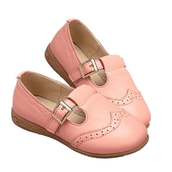 free sample lovely girls dress shoes girls pu upper closed flat shoe