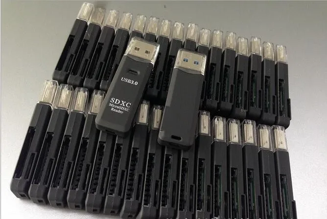 High quality mobile accessories Super- speed card reader writer usb 3.0 micro memory SD card reader for SD/SD HC/SDXC/MicroSD - ANKUX.COM