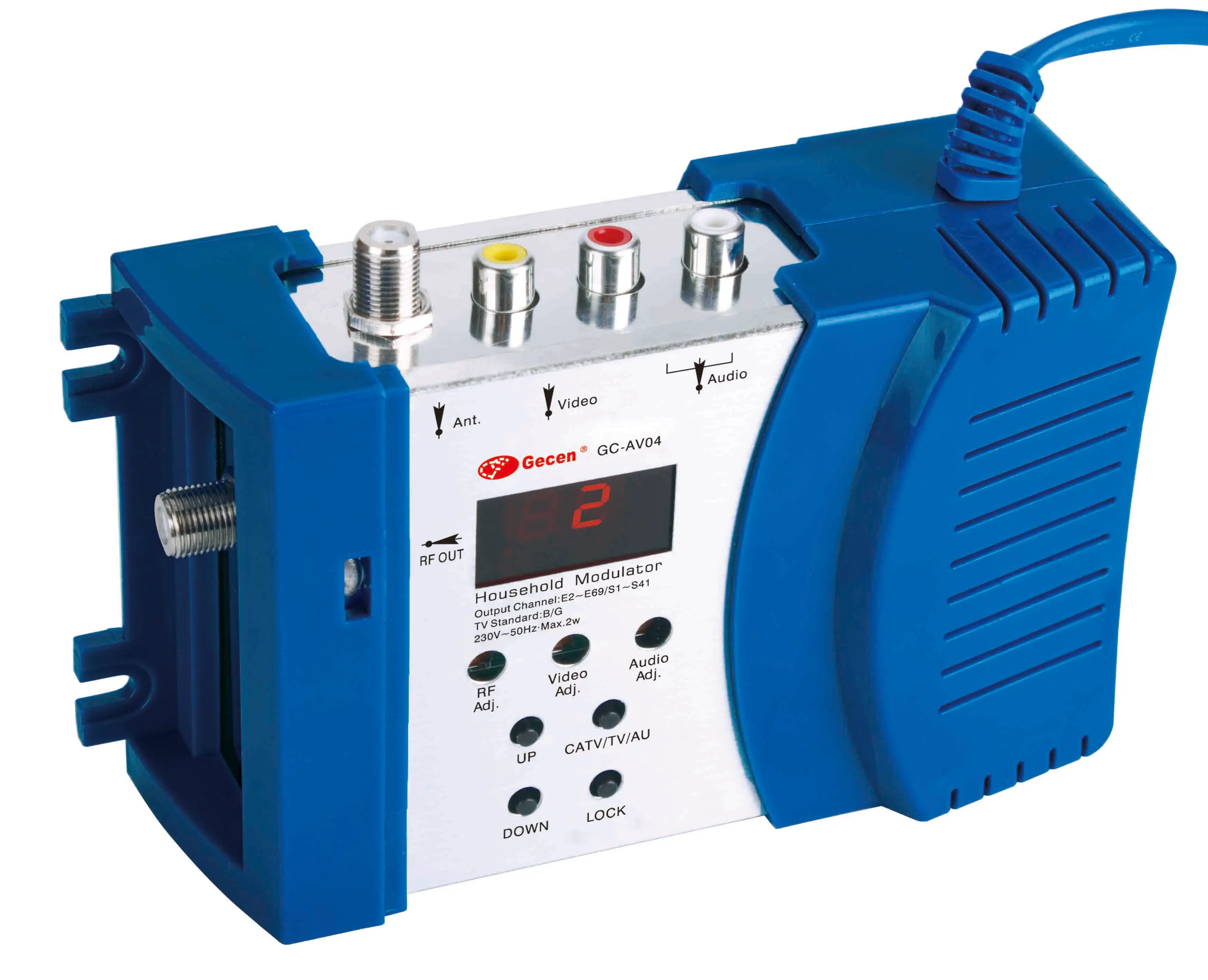 PAL NTSC System AV Signal To RF Modulator RF Signal Converter TV