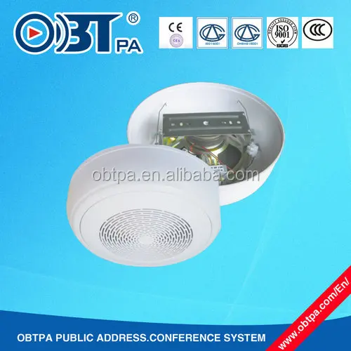 Obt 101 10w 100v 10 Inch Pa System Abs Plastic Ceiling Speaker For Indoor Buy Ceiling Speaker Plastic Ceiling Speaker 10w Ceiling Speaker Product On