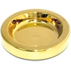 Communion ware set stainless steel bread plate gold