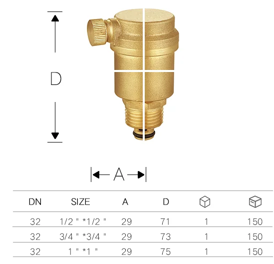 Brass Strainer Exhausting ValveBrass Auto Air Vent Valve