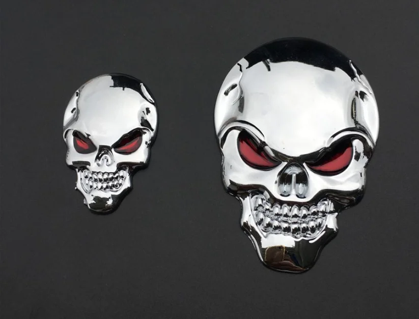 3m Glue Skull Logo 3d Car Emblems,Custom 3d Car Emblems - Buy Car ...