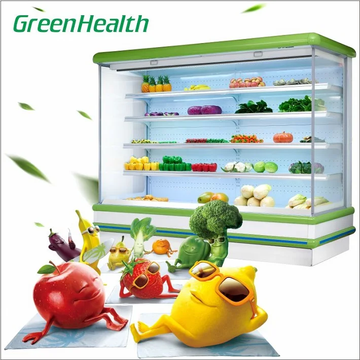 Supermarket Multideck Small Commercial Refrigeration Fridge Equipment