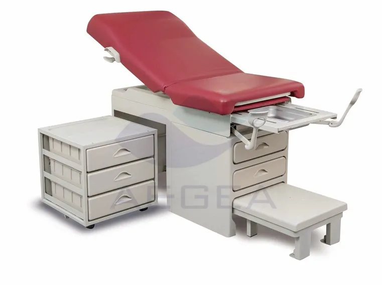 Ag S108 Gynecology Department Medical Treatment Room Furniture Bed Patient Exam Table For Sales With Cabinet Buy Patient Exam Table Gynecological