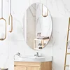 Chinese manufacturers make frameless combination horizontal dressing mirror rotating post wall hanging bathroom mirror