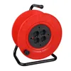 European Cable Reel Thermal Cut-out Schuko Plug And 4-Way Socket-Outlets with Shutters Custom Length Cable IP20 CE/GS Approved