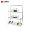 Lab Metal Chemical Wire Storage Rack Shelving,Stainless Steel Storage 4 Tier Shelf