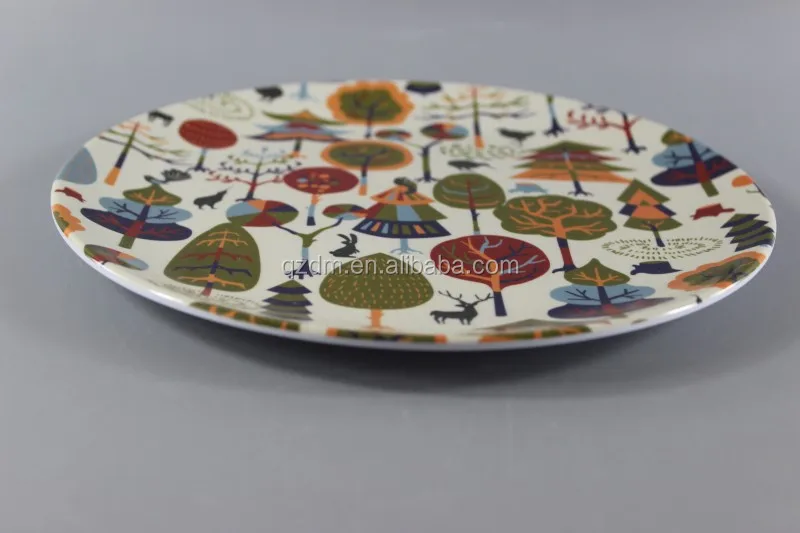 Customized Designs Melamine Dinner Plate And Dishes