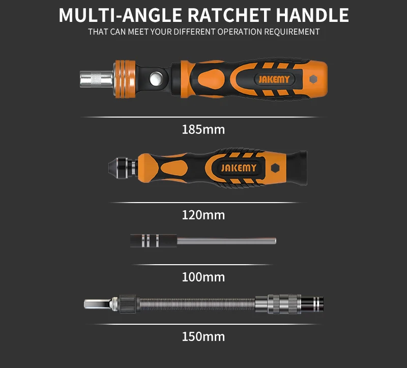 JAKEMY JM-6123 Manufacturer 31 pcs Color Ring hardware hand electric screwdriver set repair tool diy Hand Tool Set