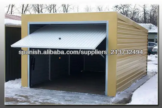 garajes y cobertizos metálicos-Casas prefabricadas-Identificación del