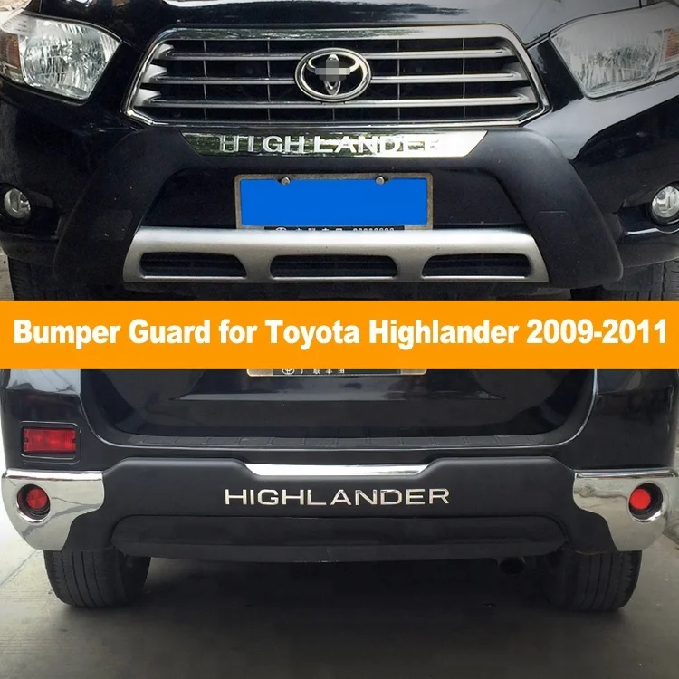 Front And Rear Bumper Guard For Toyota Highlander 20092011 Buy Front
