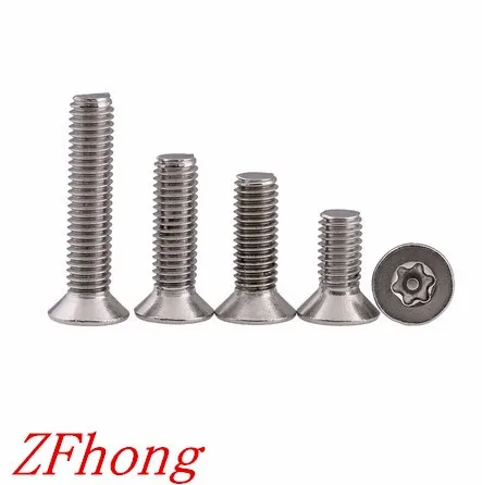 M8x16mm 304 Bouton acier inoxydable Torx vis à métaux tête Sécurité M8x16mm 304 Bouton acier inoxydable Torx vis à métaux tête Sécurité
