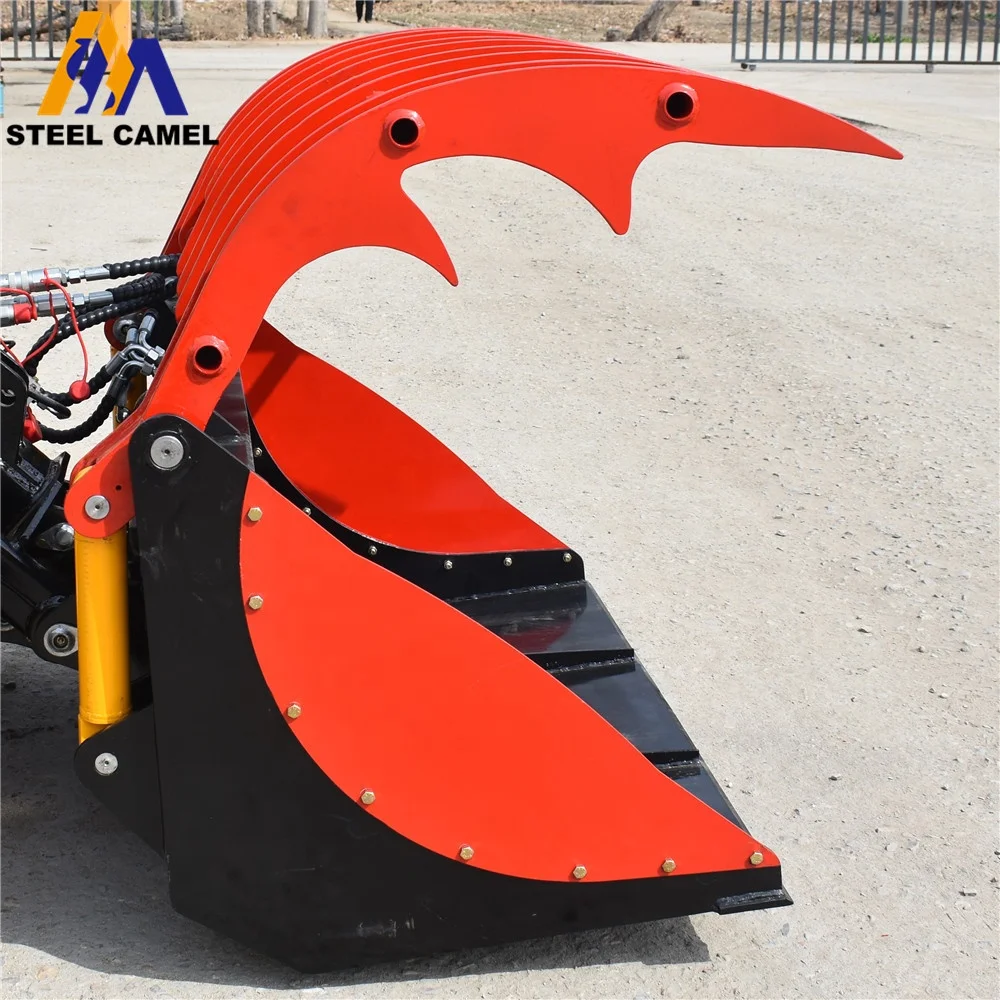 1350mm Hydraulic Grapple Bucket For Loader Tractor Buy Excavator Used