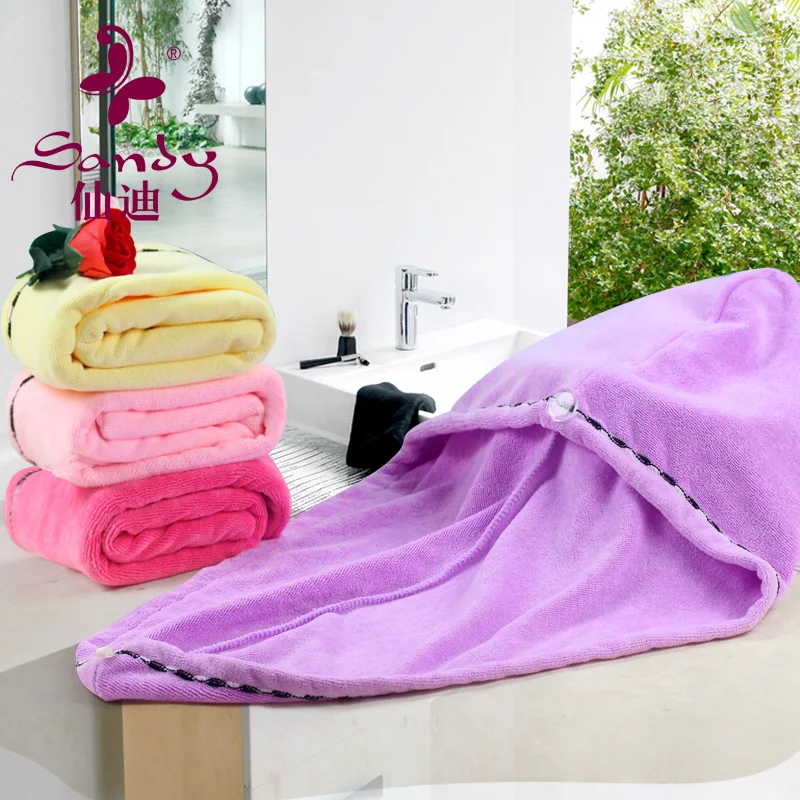 
Top 10 Towel manufacturers quick dry microfiber hair turban wraps towel for hair drying after bath hair towel 