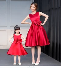 2016 spring family fashion clothes for mother and daughter formal dress set child princess dress children
