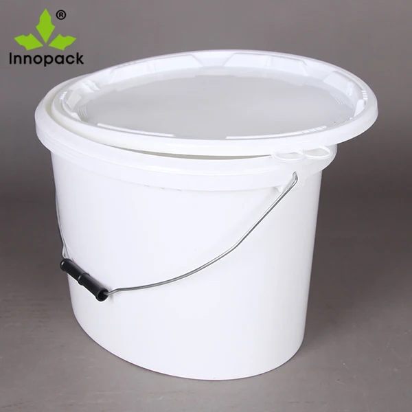 Fresh Pp 15 Liter Elliptical /oval Plastic Paint Bucket For Latex ...