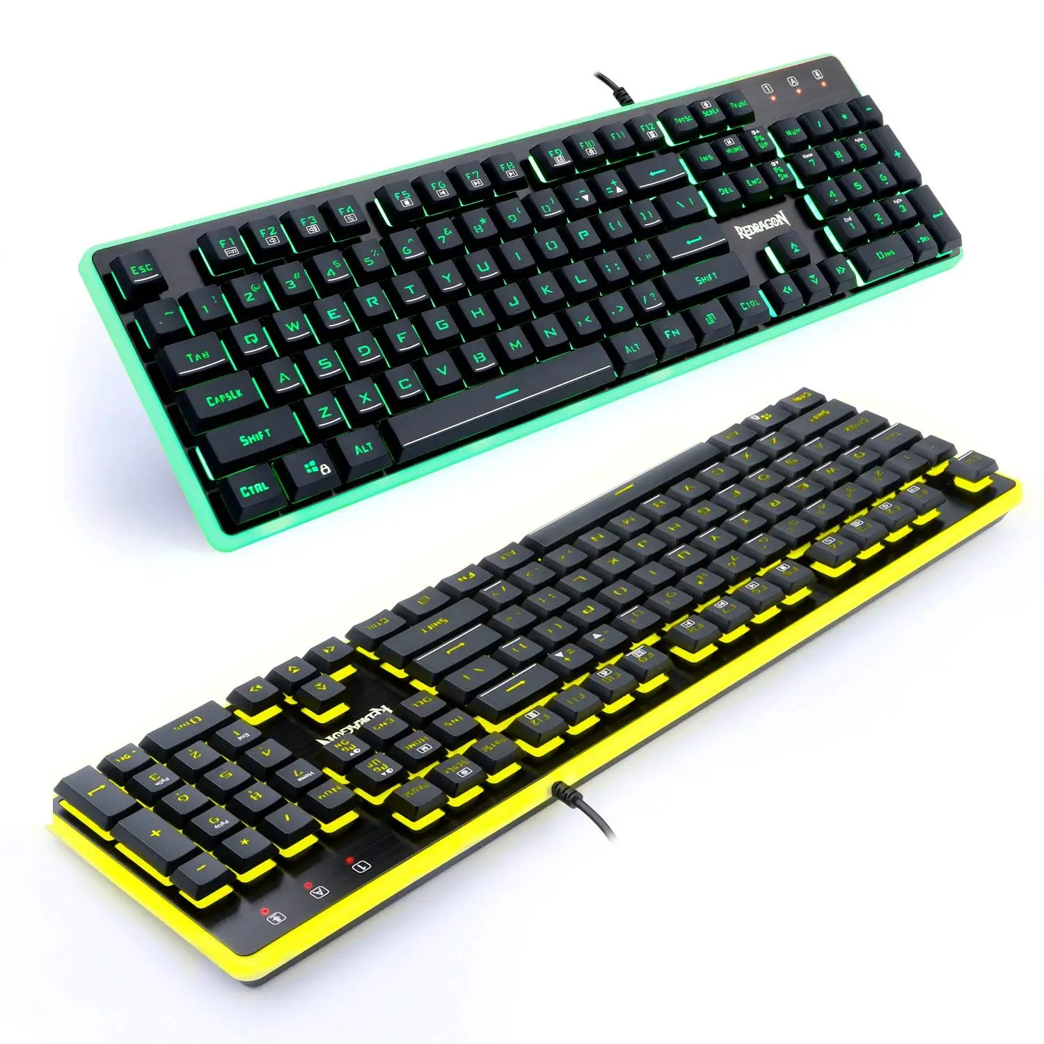 7 colors backlight keyboard K509 and backlight  mouse M608 and mousepad P016 gaming Combos