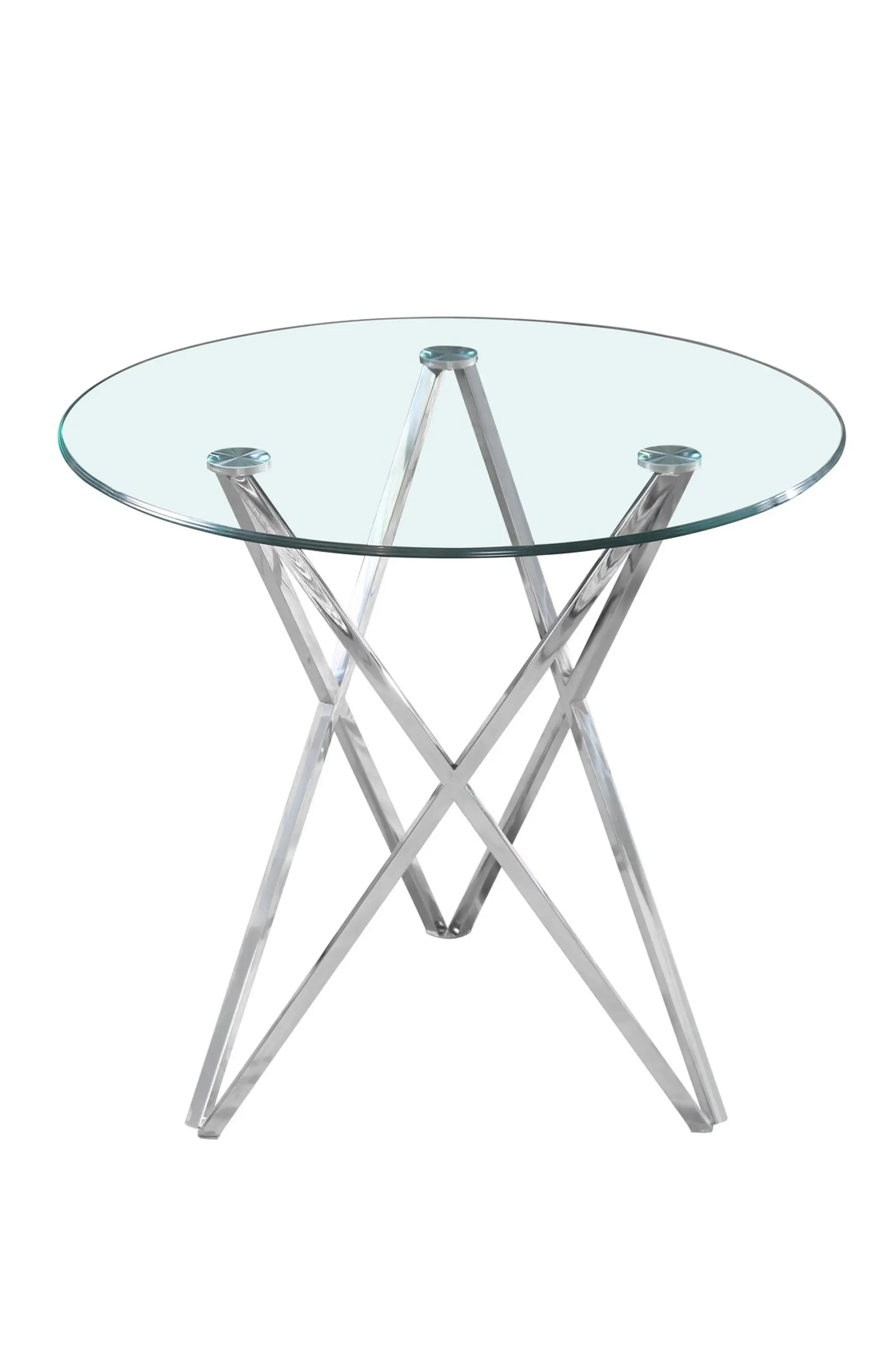 Round Tempered Glass Dining Table - Buy Round Dining Table,Dining Table ...